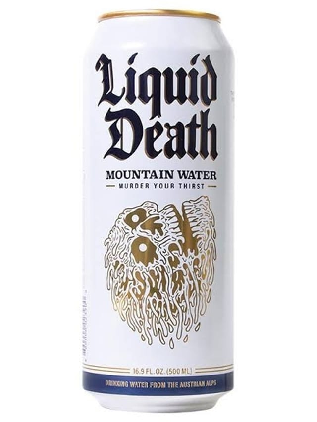 Liquid Death Mountain Water - 19.2 oz Can.