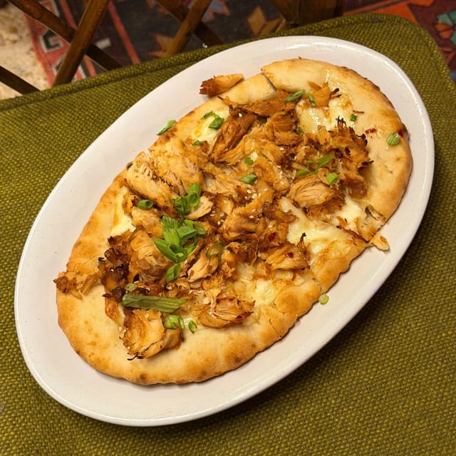 Mandarin Chicken Flatbread.